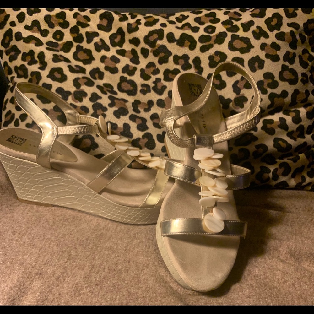 Anne Klein wedge sandals